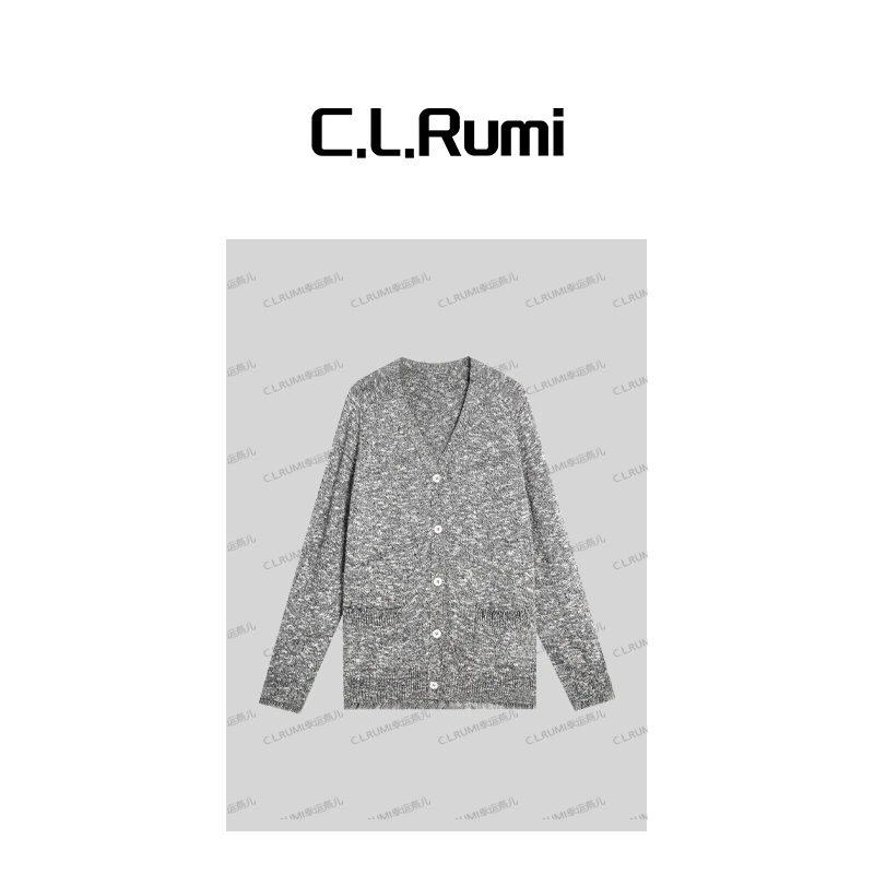 【Rumi时装】”订单款“25春桑蚕丝气质小香风花纱V领开衫上衣6745ks