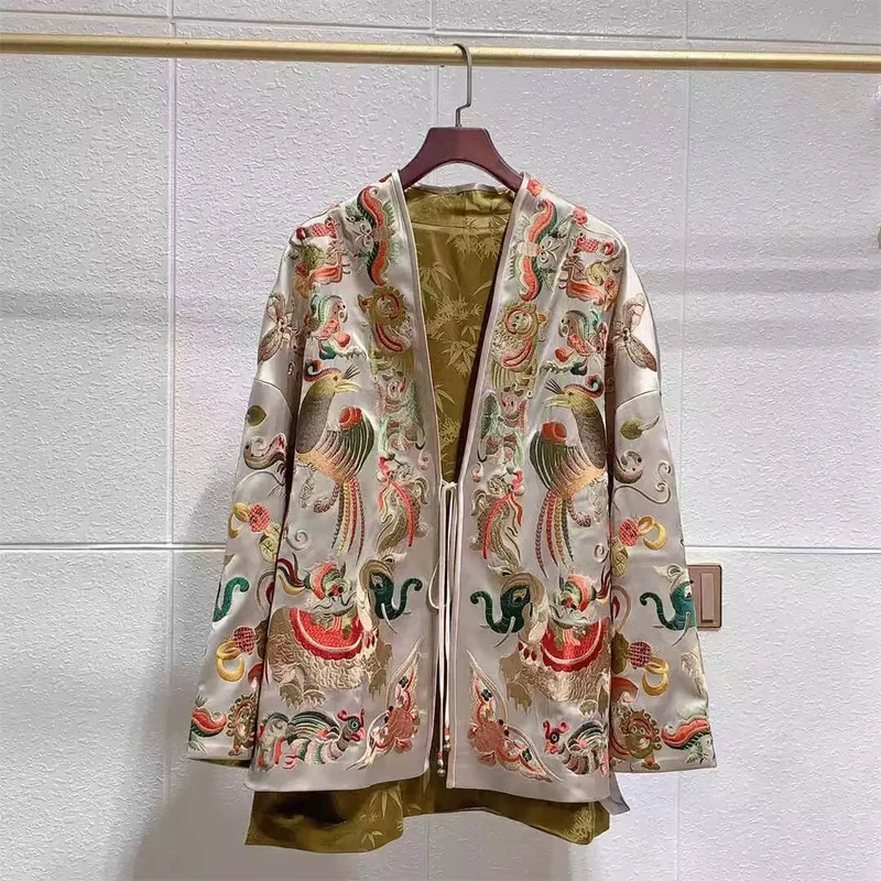 莉莉-【百鸟齐鸣】新中式重工刺绣外套2024B0055