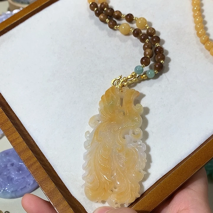 颈饰未镶嵌翡翠翡翠吊坠