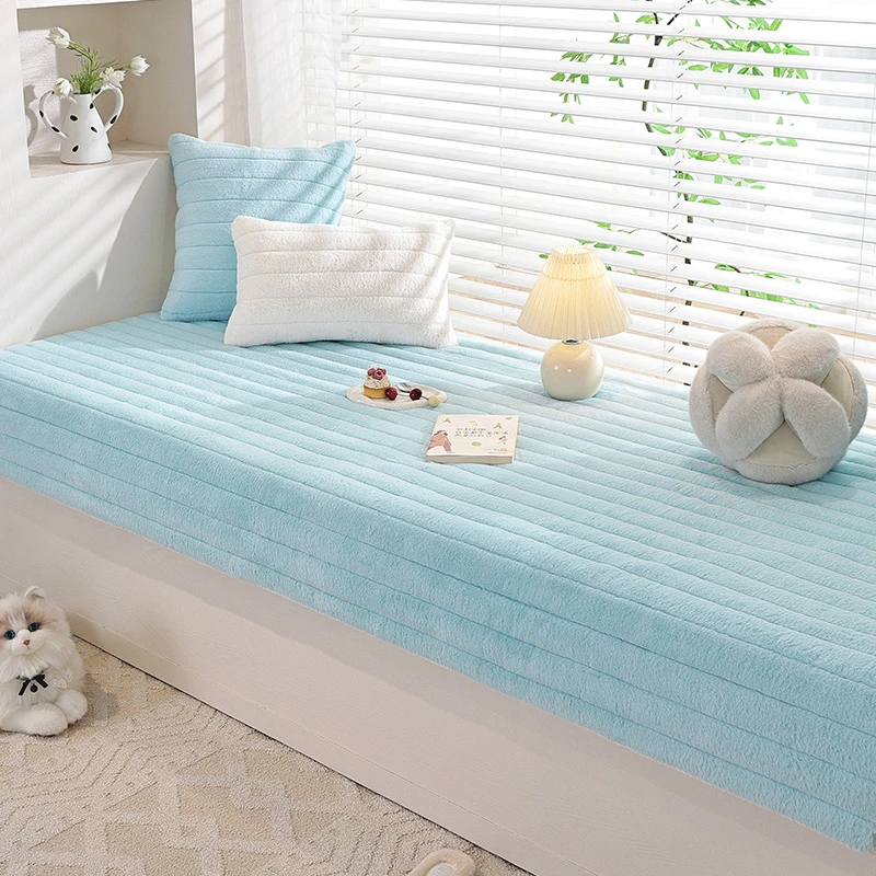 毛绒加厚窗毯四季防滑可机洗阳台飘窗垫榻榻米垫卧室窗台装饰铺垫