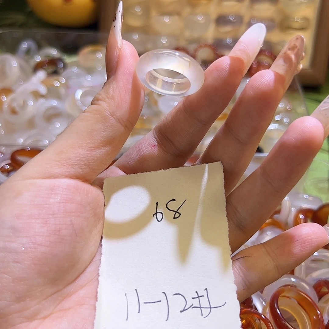 未镶嵌戒指玛瑙/玉髓