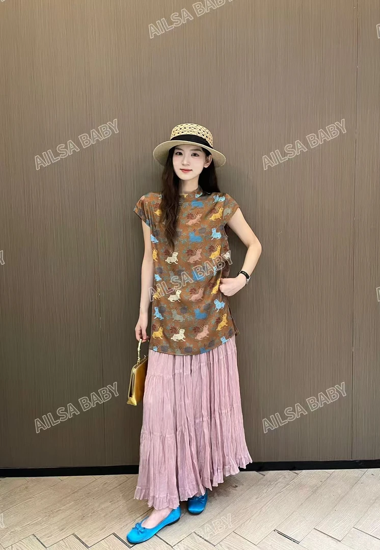 【AILSA BABY】（清仓裙子）欧货压褶花边半身裙/51708A