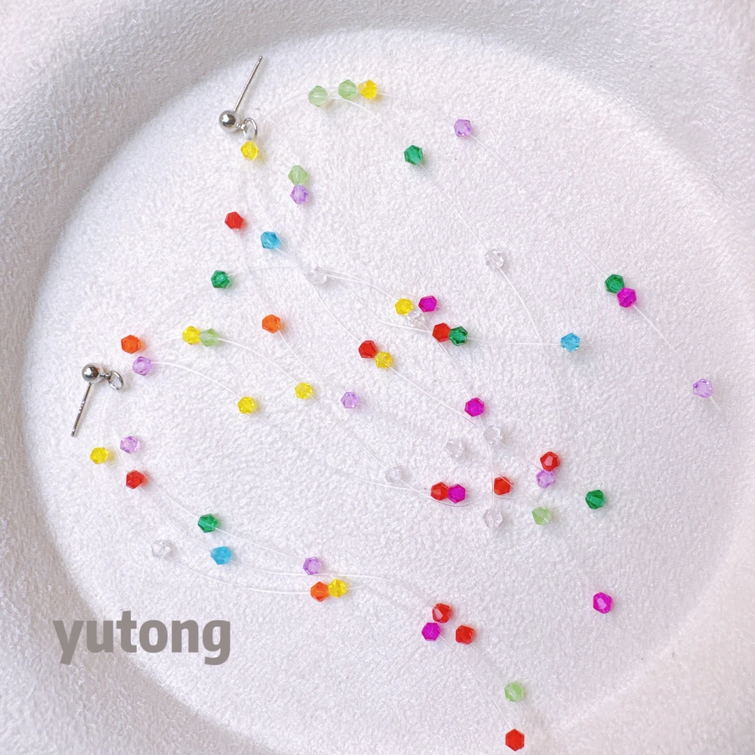 铜合金仿水晶耳饰 【雨桐轻奢饰品】设计款耳环YT02027