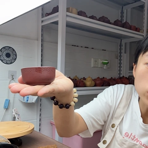 紫泥茶案如意杯如意杯