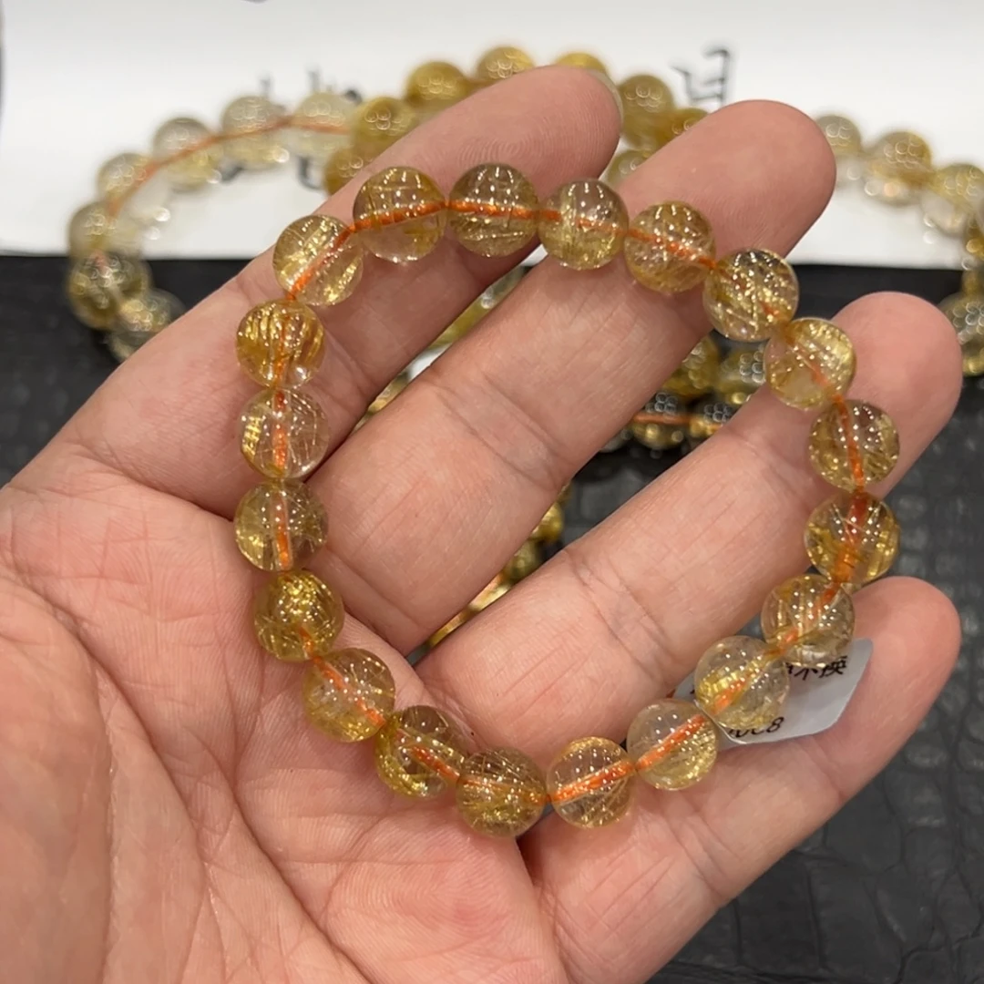 水晶手链未镶嵌aaa0398钛晶