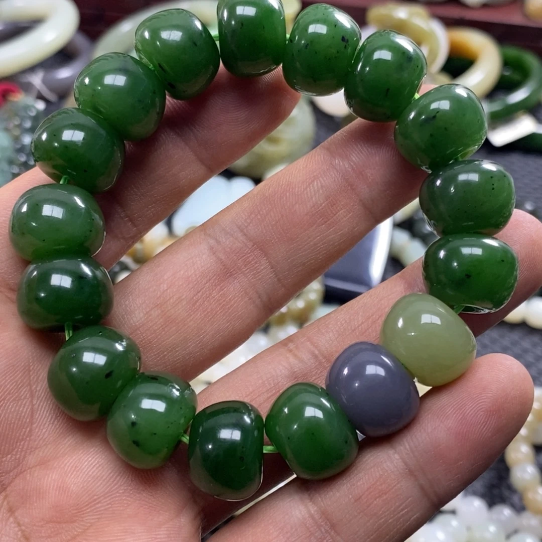 和田玉未镶嵌手链