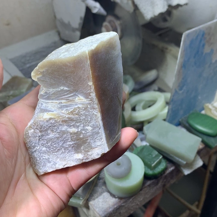 未镶嵌和田玉珠宝半成品