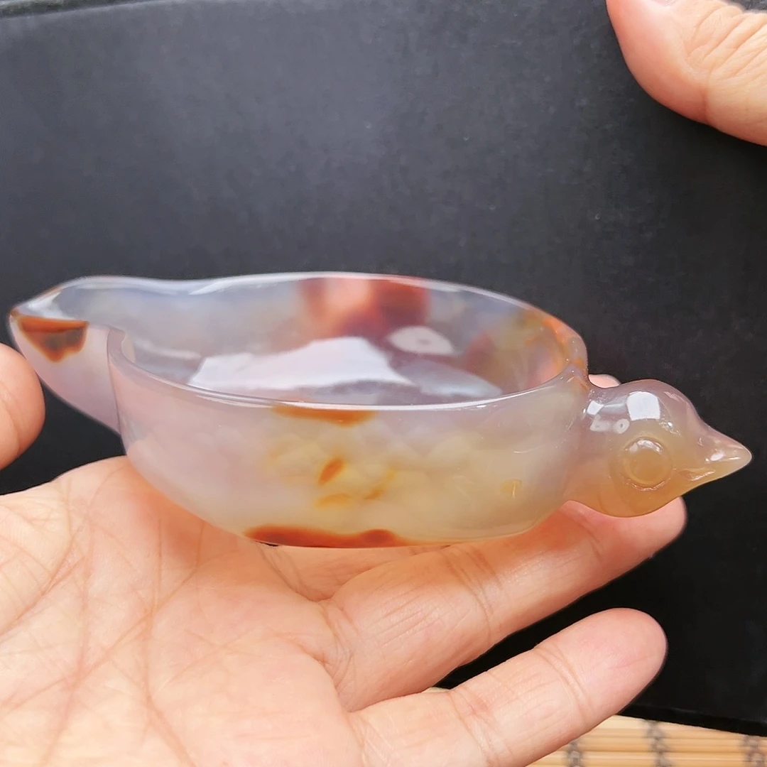 未镶嵌玛瑙/玉髓珠宝半成品