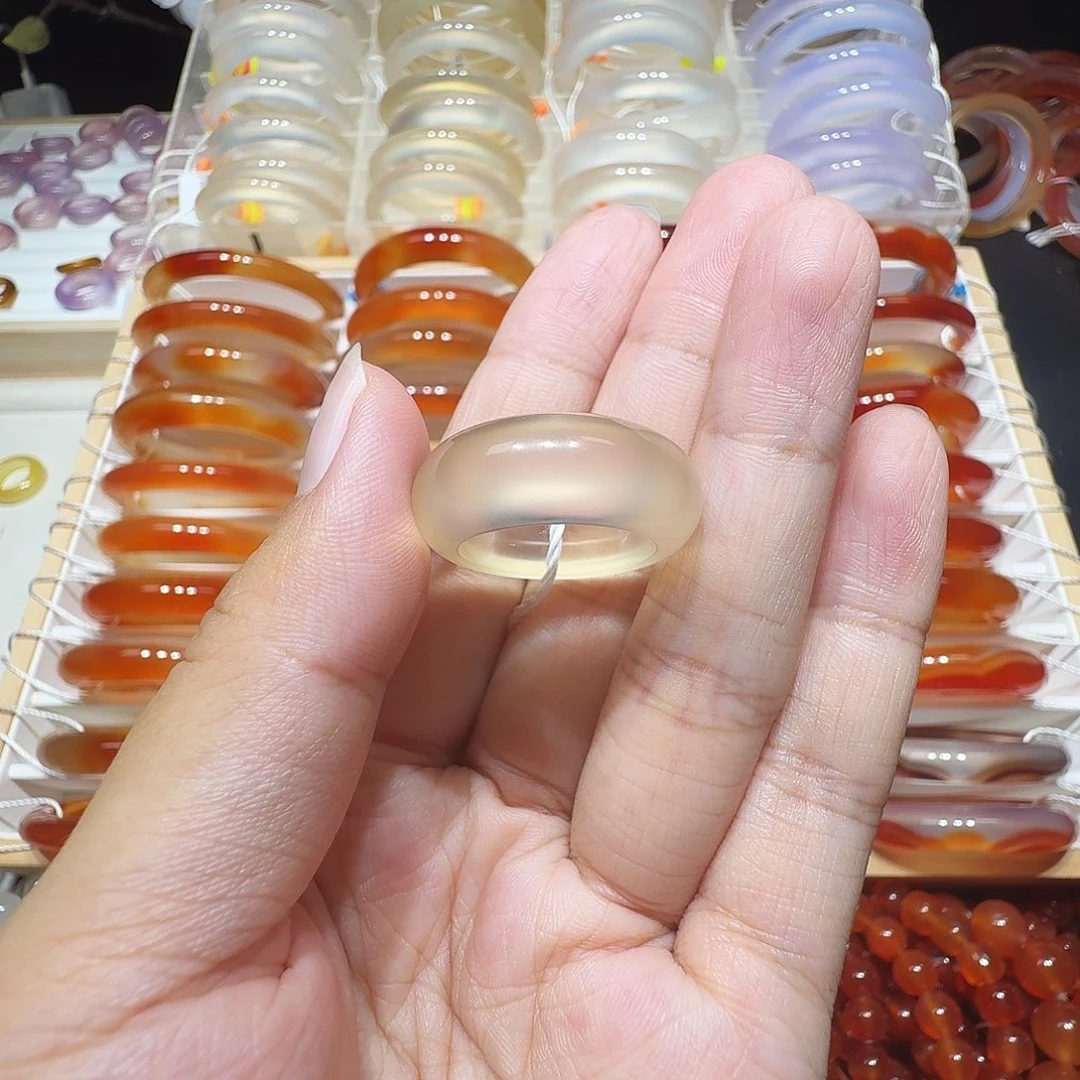 玛瑙/玉髓戒圈未镶嵌