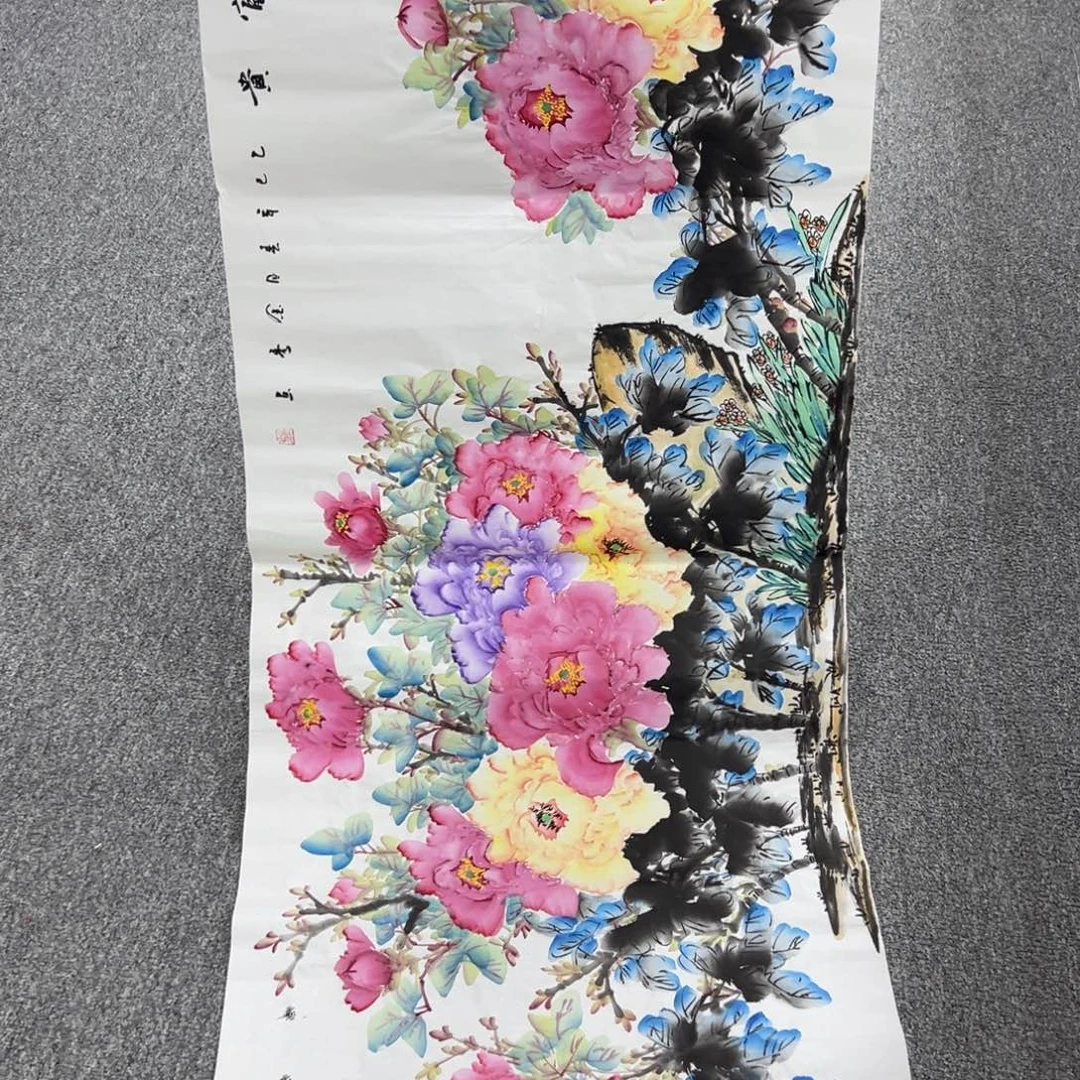 国画纯手绘字画宣纸