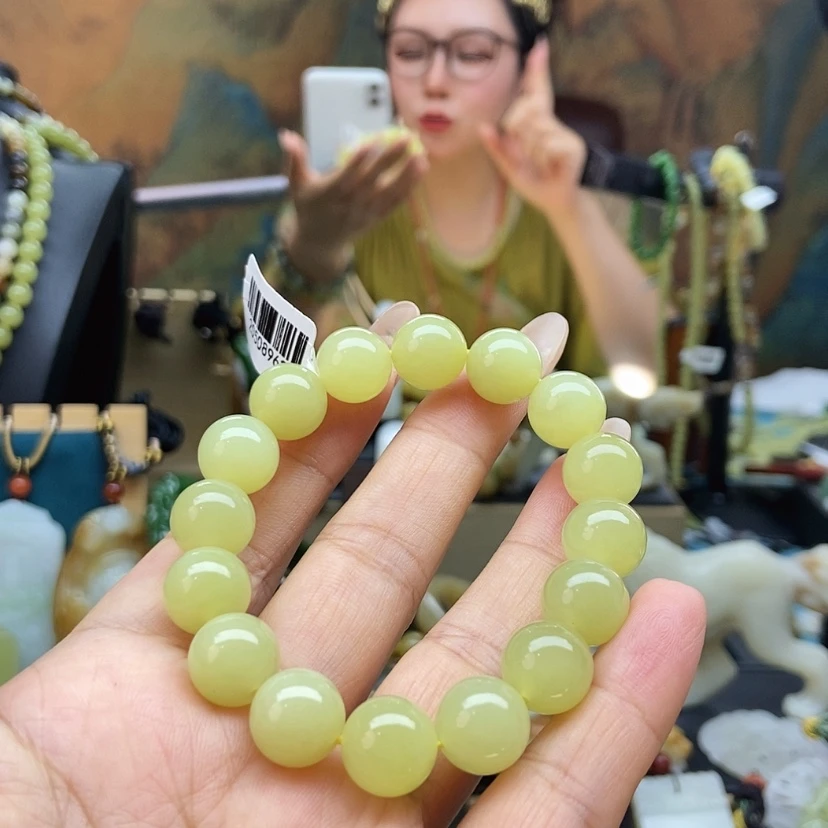 【闪购商品】手链未镶嵌和田玉微**面
