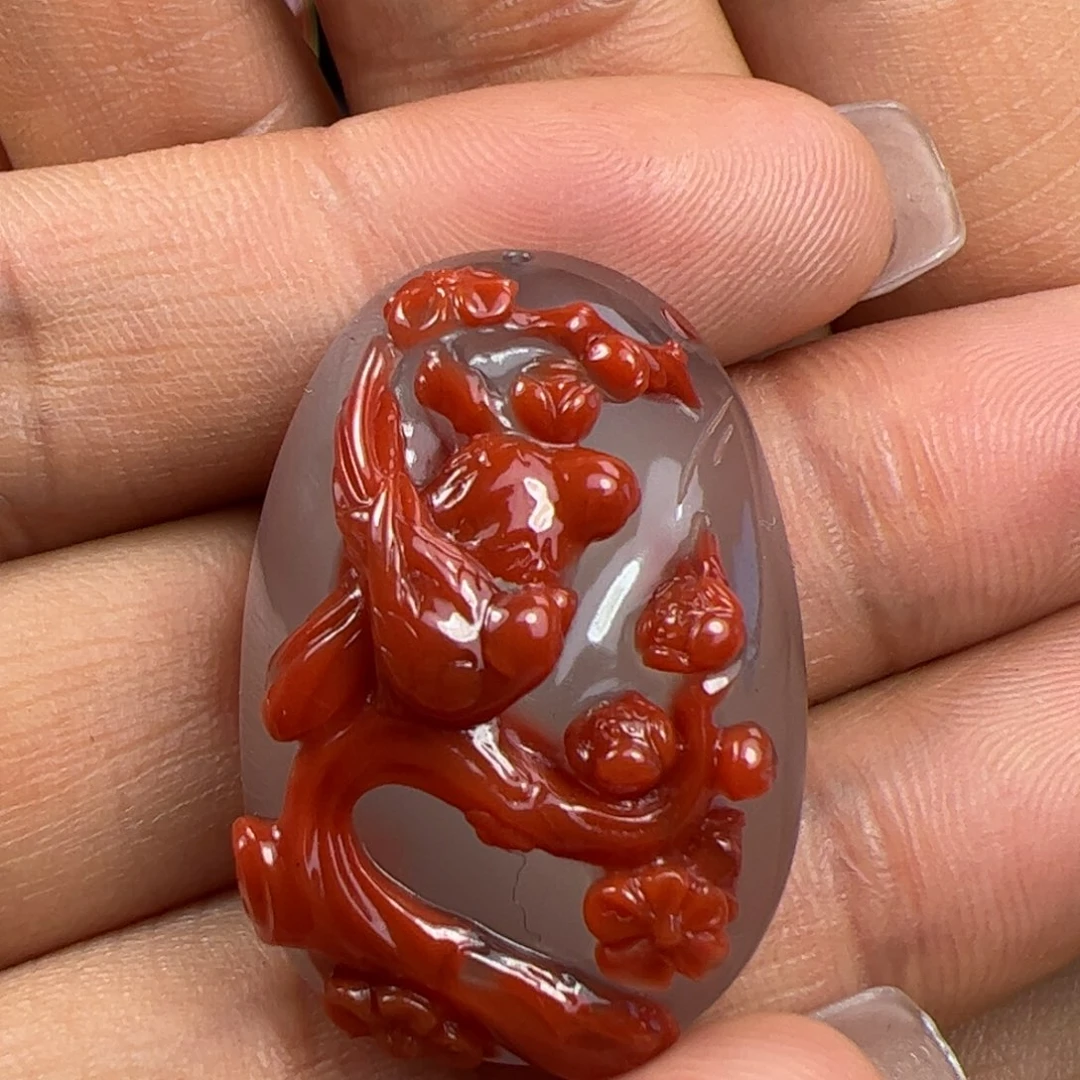 未镶嵌吊坠南红玛瑙