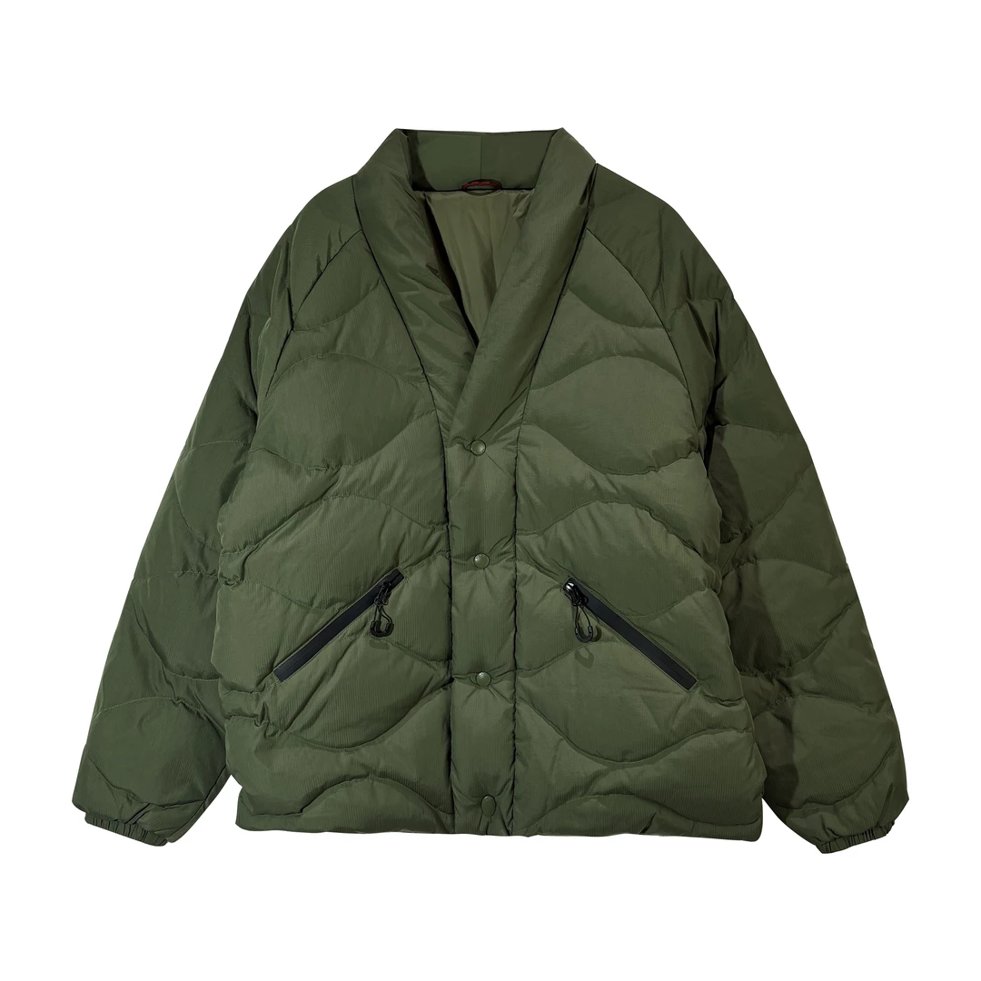 失物招领潮牌女装 2025秋冬新款时尚宽松保暖道袍羽绒服外套6065