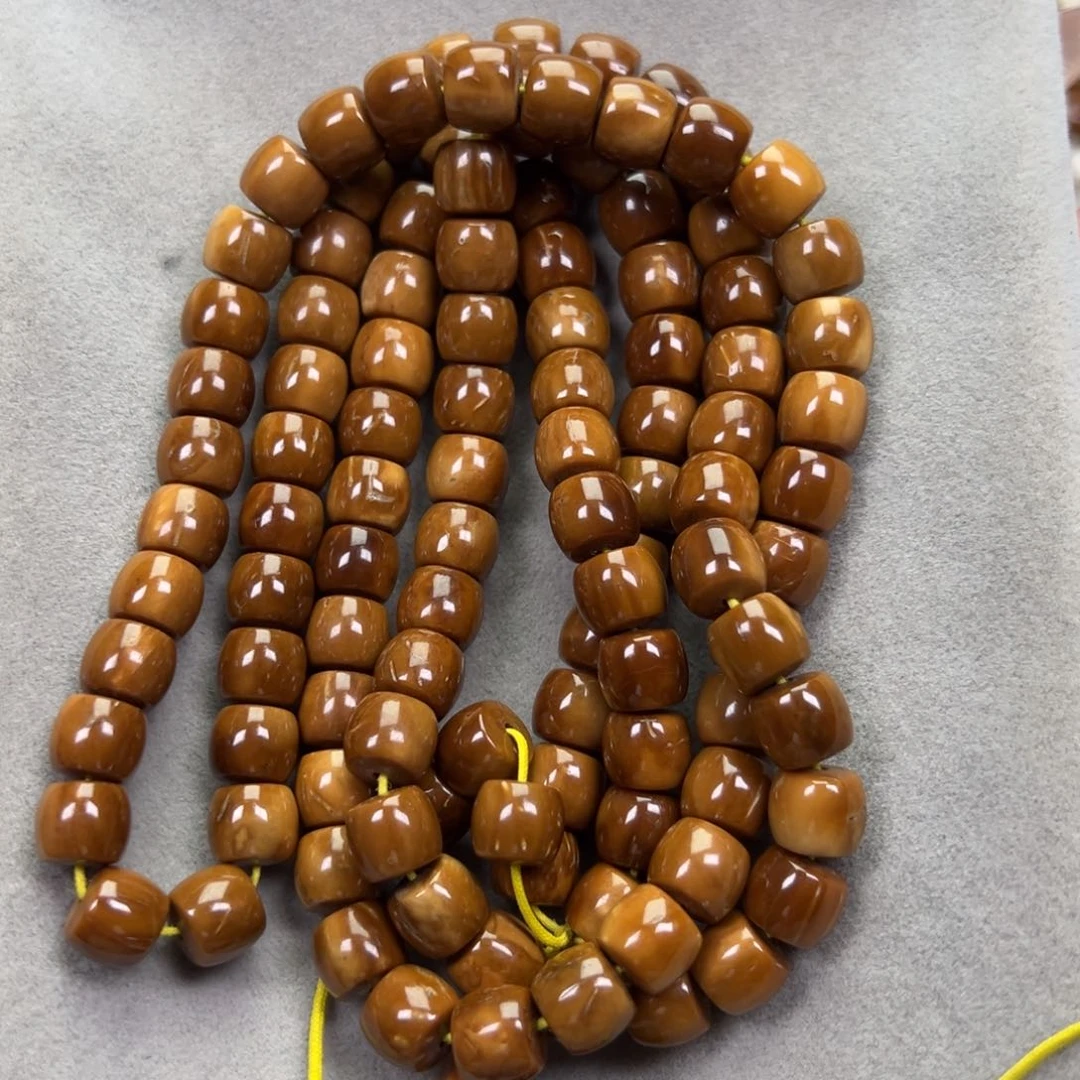 笨***飞库克手串9mm直切脖挂108