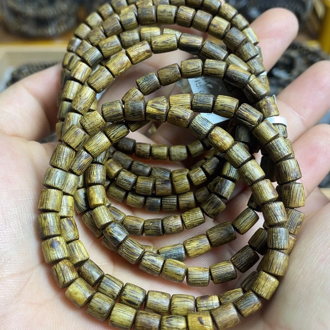 沉香碎屑沉香奇楠沉香单圈6毫米花香韵