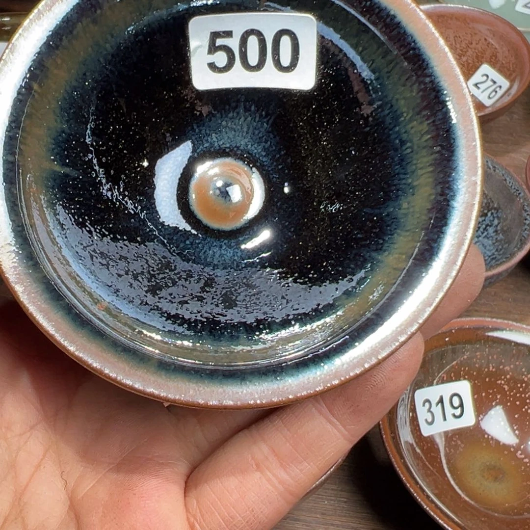 茶盏青**水焦源龙窑，开年大吉500