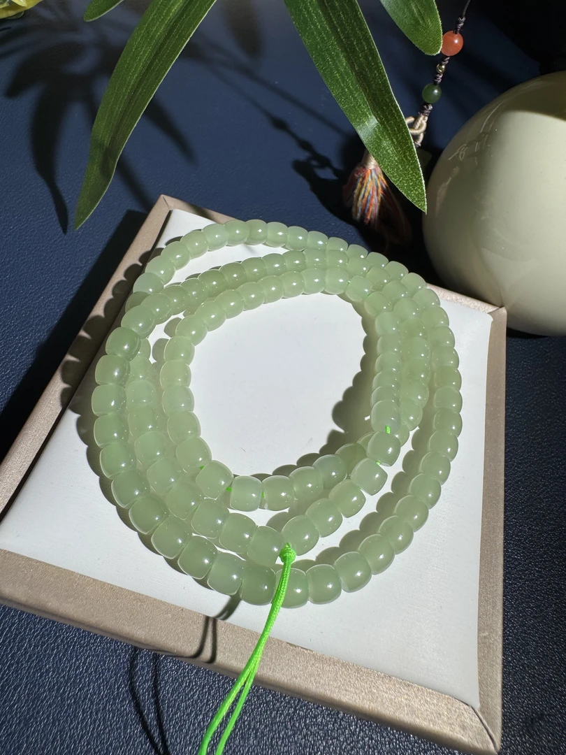 5×6mm直切晴水108天然和田玉性价比