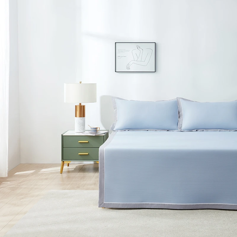 丝享可机洗易折叠升级款科技凉席三件套