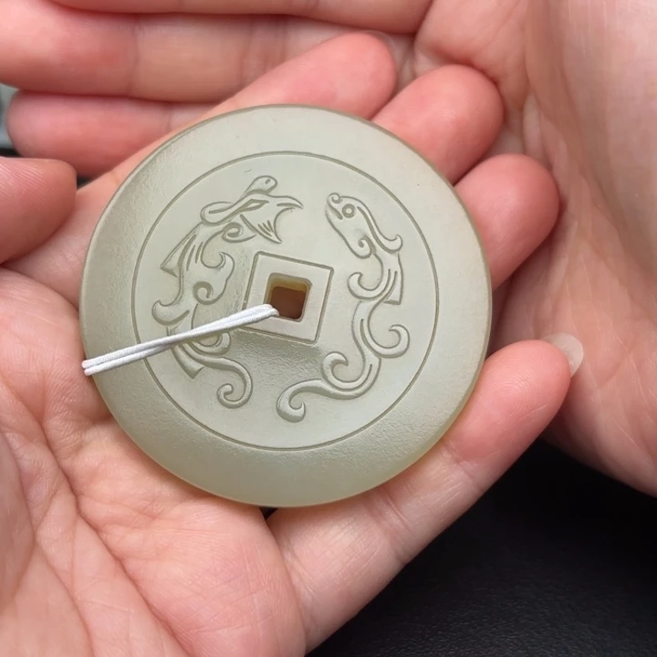 和田玉未镶嵌挂件&**&