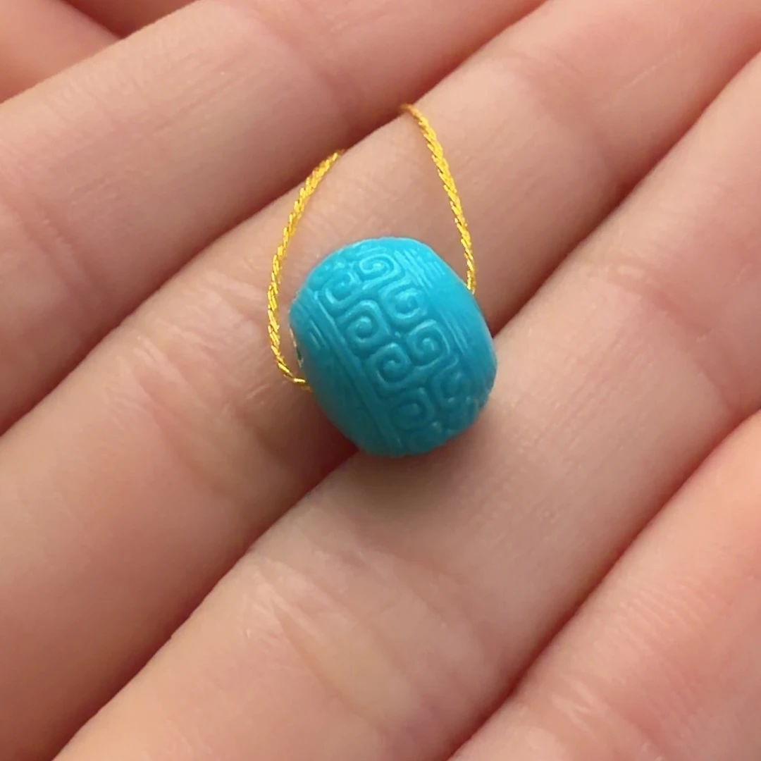 绿松石未镶嵌颈饰