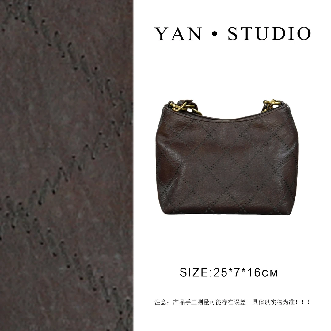 【艳姐甄选】SD-50217-复古咖-轻奢时尚百搭新款女包