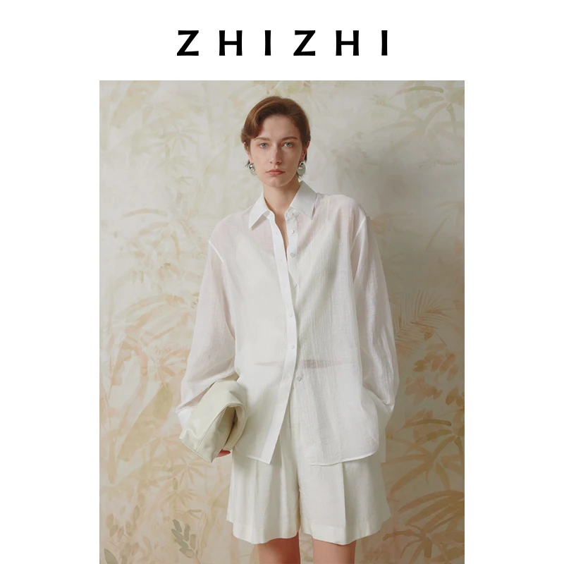 致知 如梦令 经典女士衬衫2025春季新款日常气质通勤ZZ2ESWCQ002