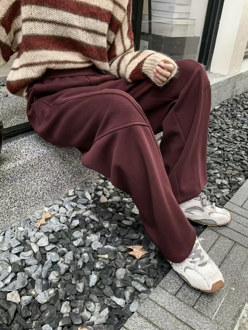 WTT-9886深圳高定全棉松紧直弯刀裤裤巨显瘦