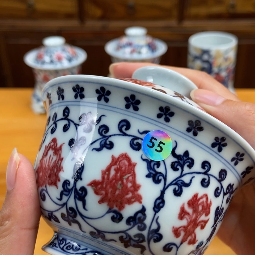 手绘现代茶具非古董
