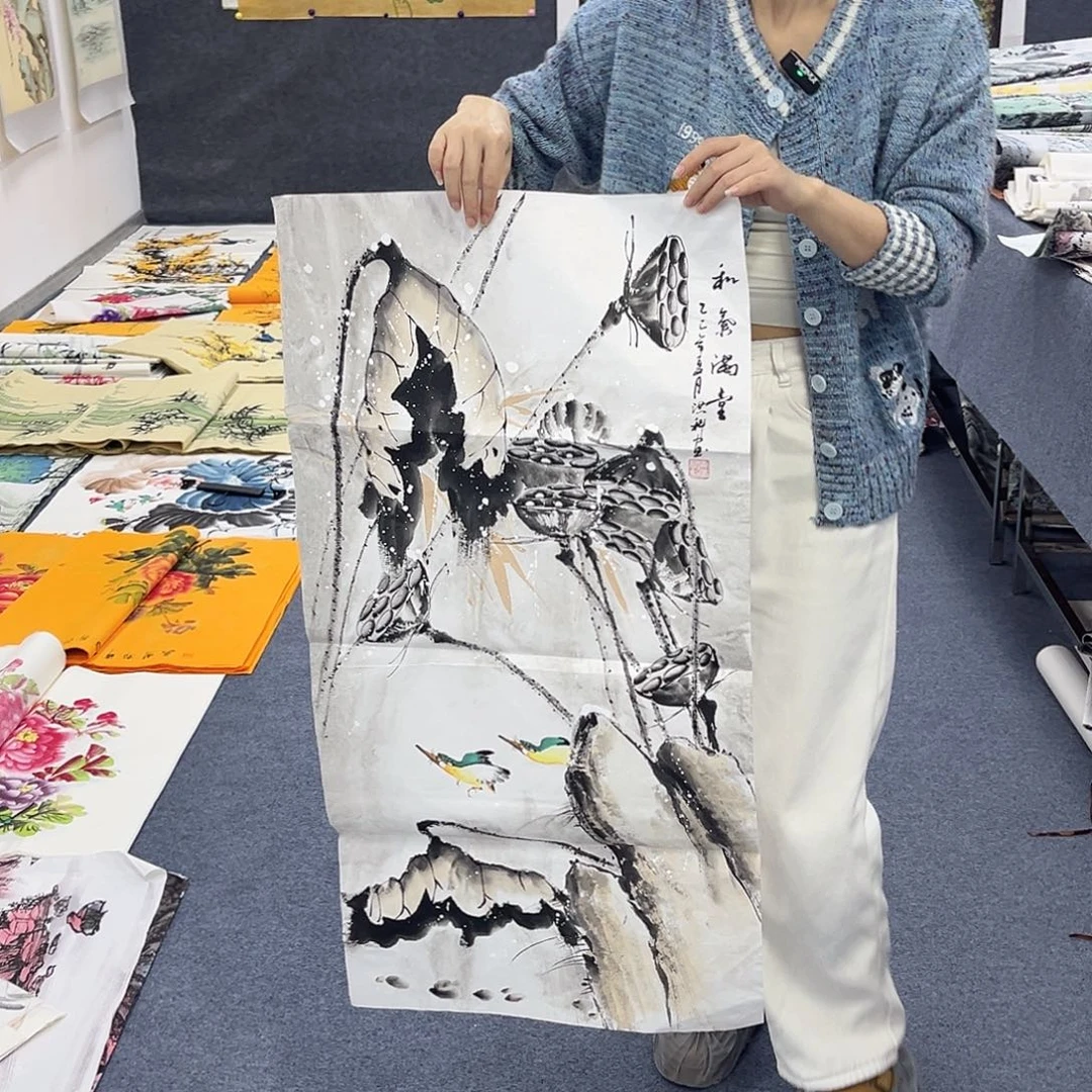 国画作品全场放漏