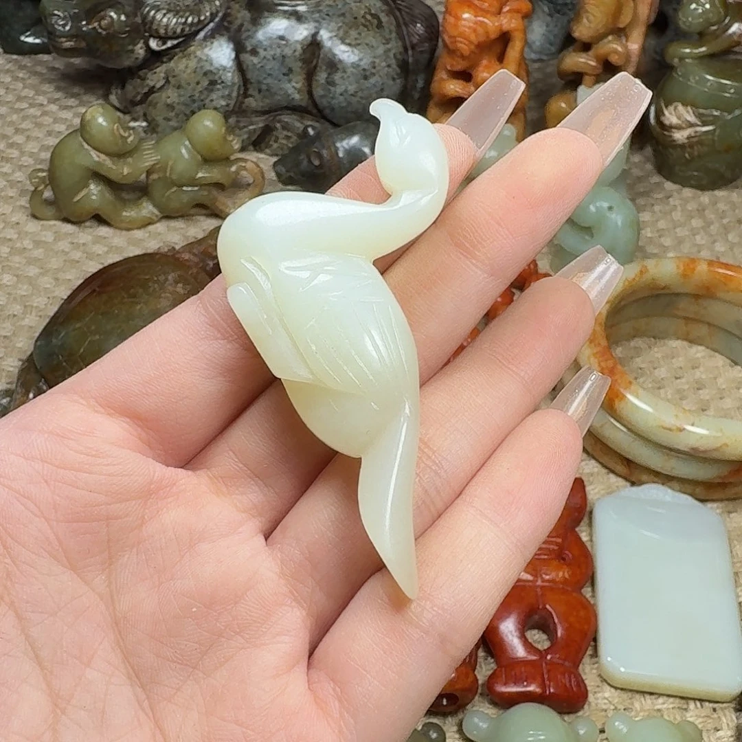 白玉菩提吊坠挂件