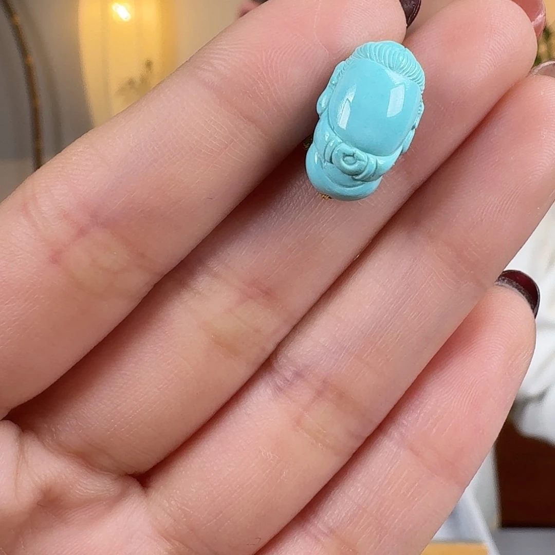 绿松石未镶嵌挂件