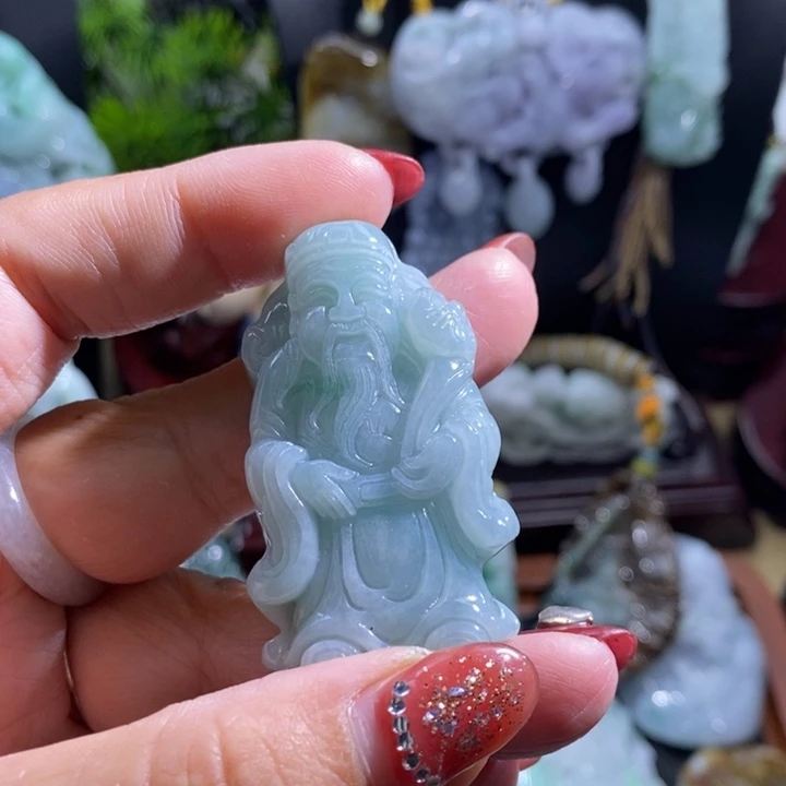【闪购商品】颈饰未镶嵌翡翠财神