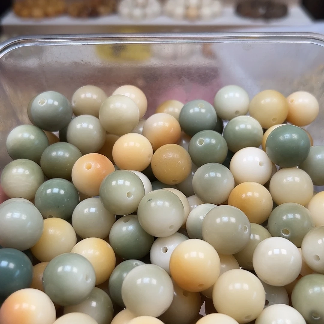 手串菩提根/象牙果微瑕卡18圆20颗