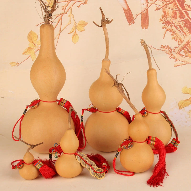 天然葫芦大号带龙头手捻葫芦摆件小葫芦五帝挂件