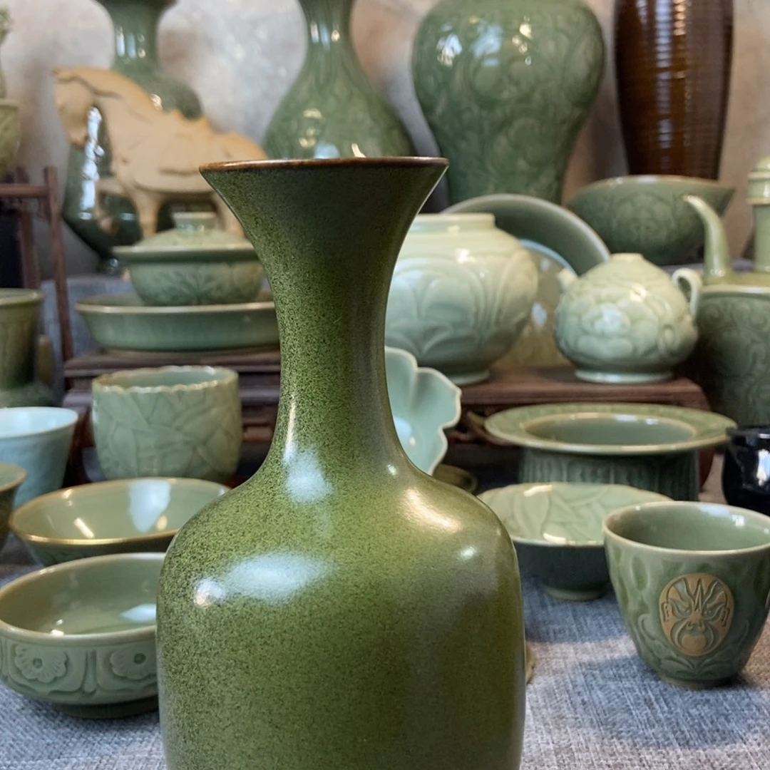 耀州窑福利款酒器花瓶