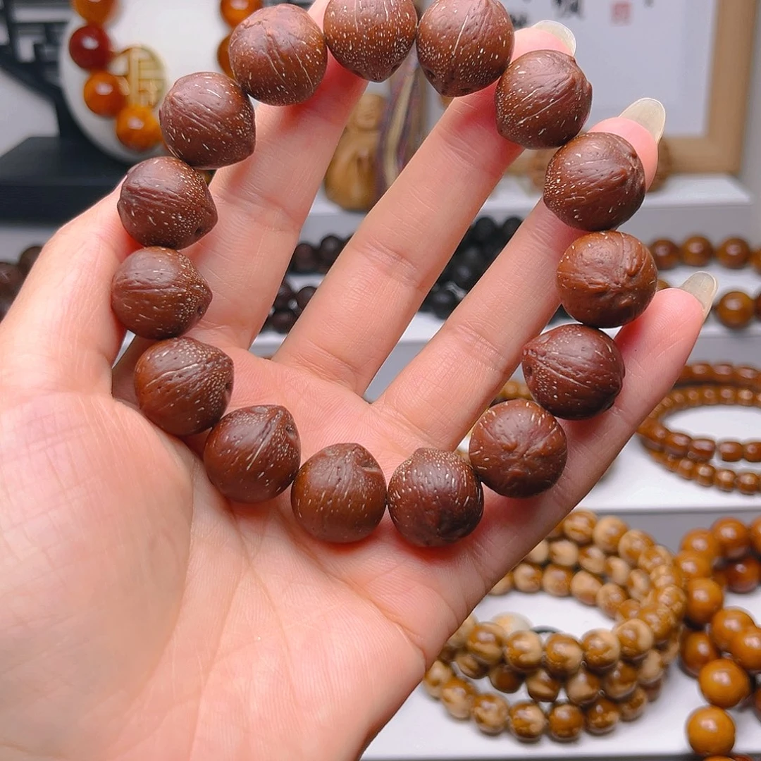 紫金鼠手串紫金鼠原皮巴西籽