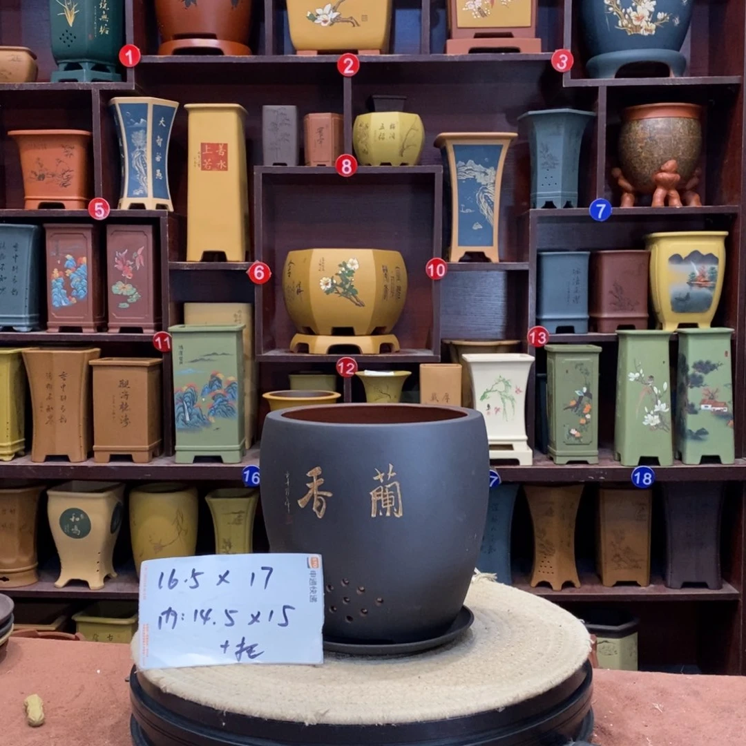 紫砂花盆紫砂艺术