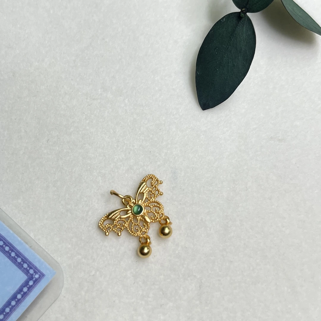 全新未使用  【六六中古】孤品s925翡翠吊坠aw9476