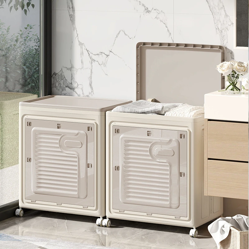 大容量收纳箱家用客厅儿童玩具零食储物箱收纳杂物分层折叠储物柜