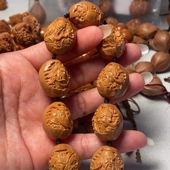 橄榄核手串/手链包衣关二爷20