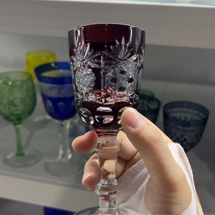 平底款水晶玻璃微瑕一个