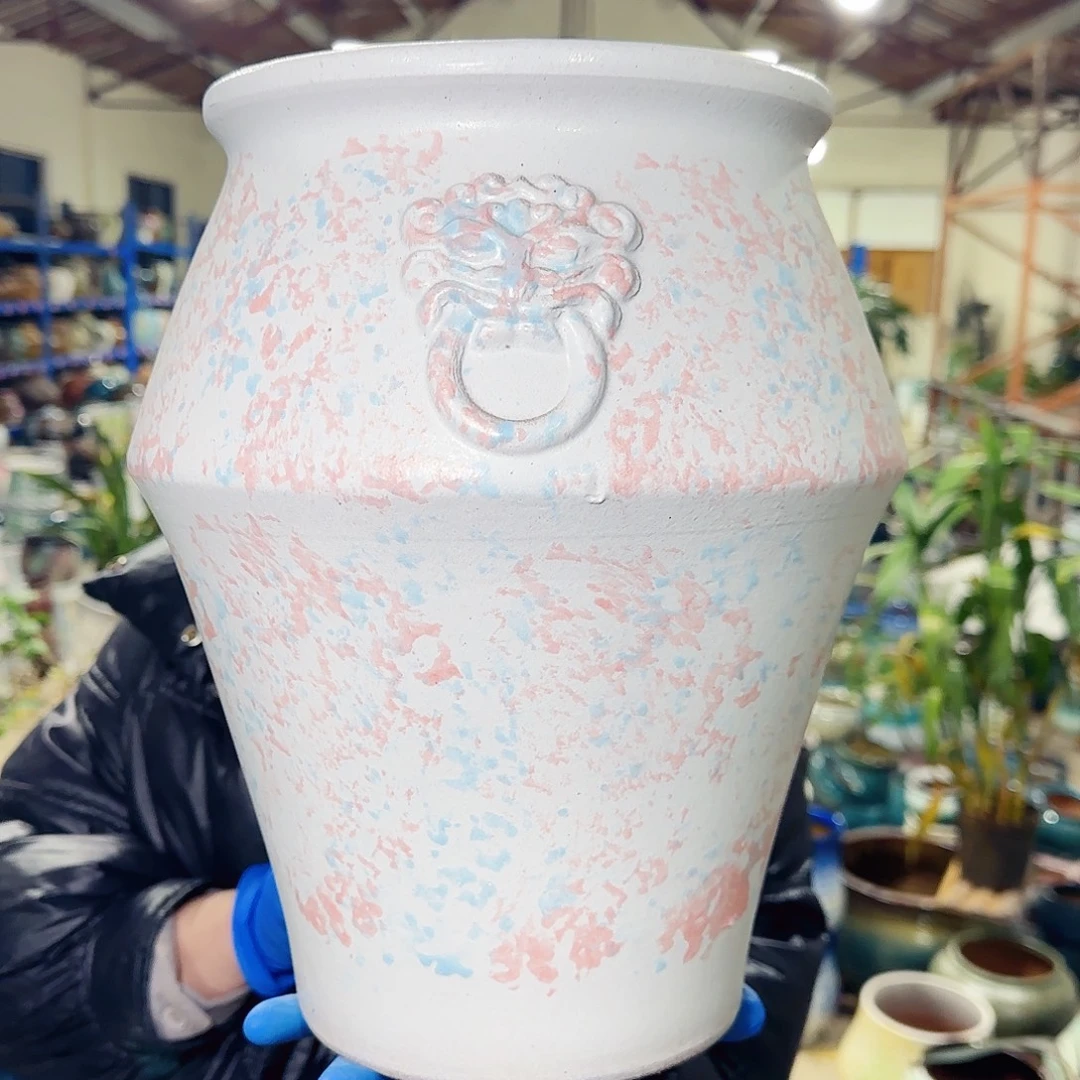 紫砂花盆高30口20