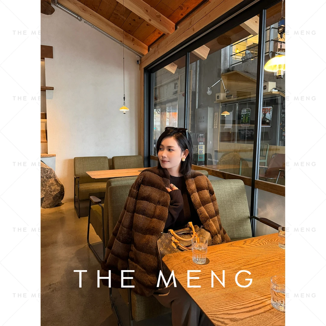 THE MENG【收藏家】雷克斯獭兔毛皮一体皮草#M254M1642
