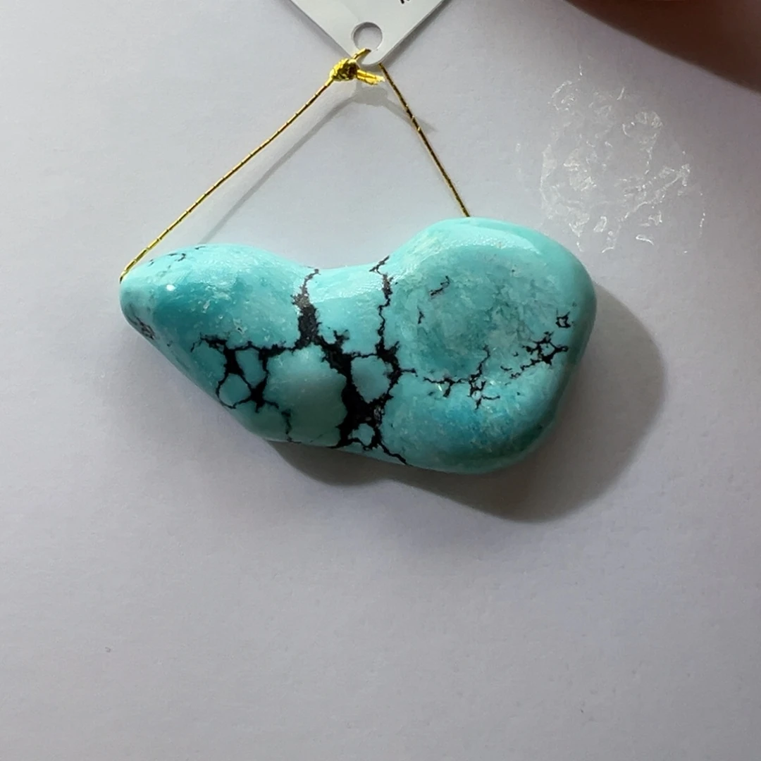 绿松石未镶嵌挂件
