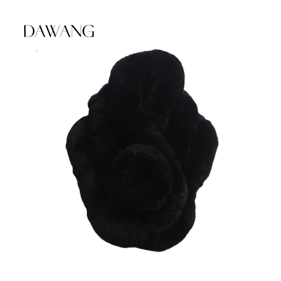随机颜色百搭毛毛围巾 DWFZ102