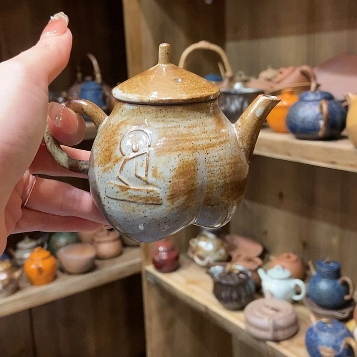 柴烧老岩泥高端茶器