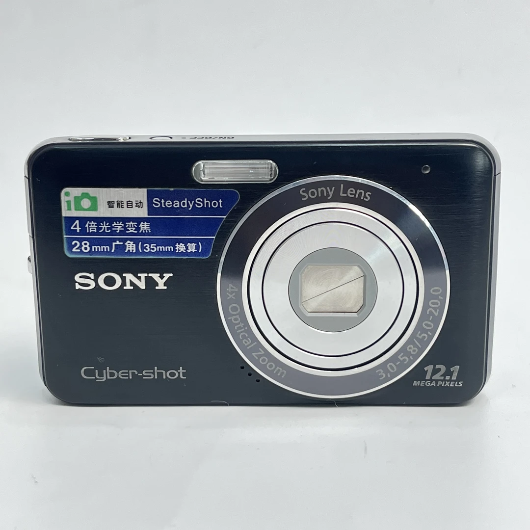 95新 Sony/索尼 w310黑色1210w像素4倍光学变焦复古ccd相机