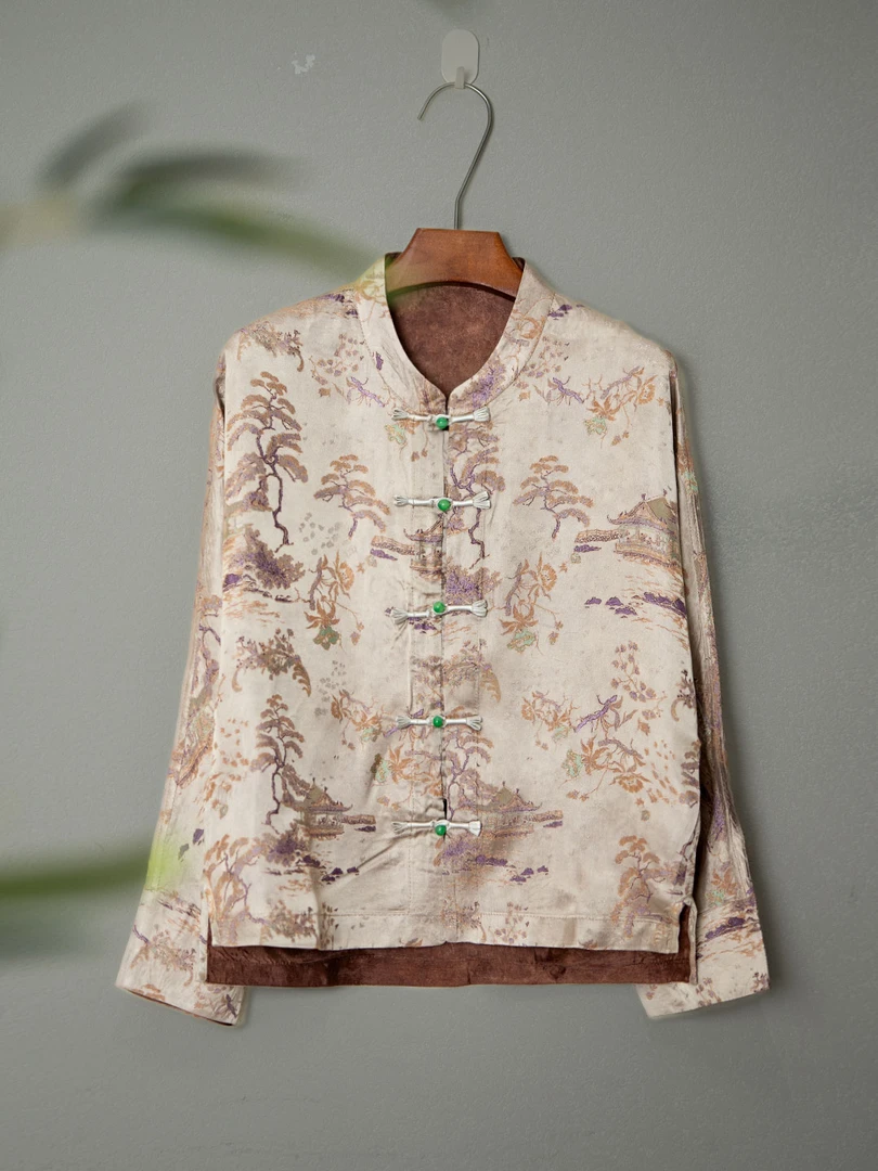 [山水逸韵]春季新款中式国风外套上衣开衫3076