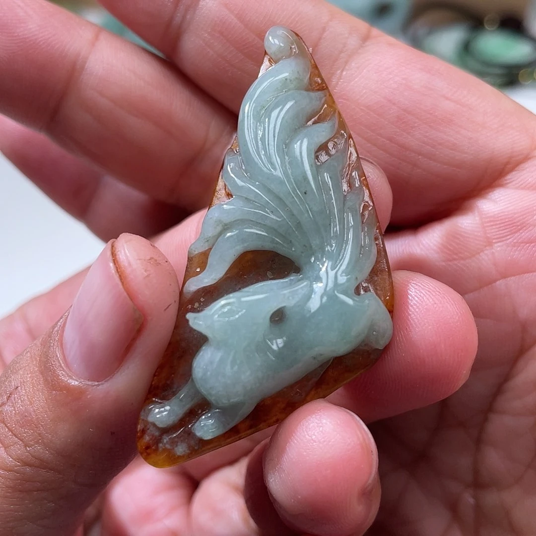 翡翠未镶嵌颈饰翡玉缘翡翠