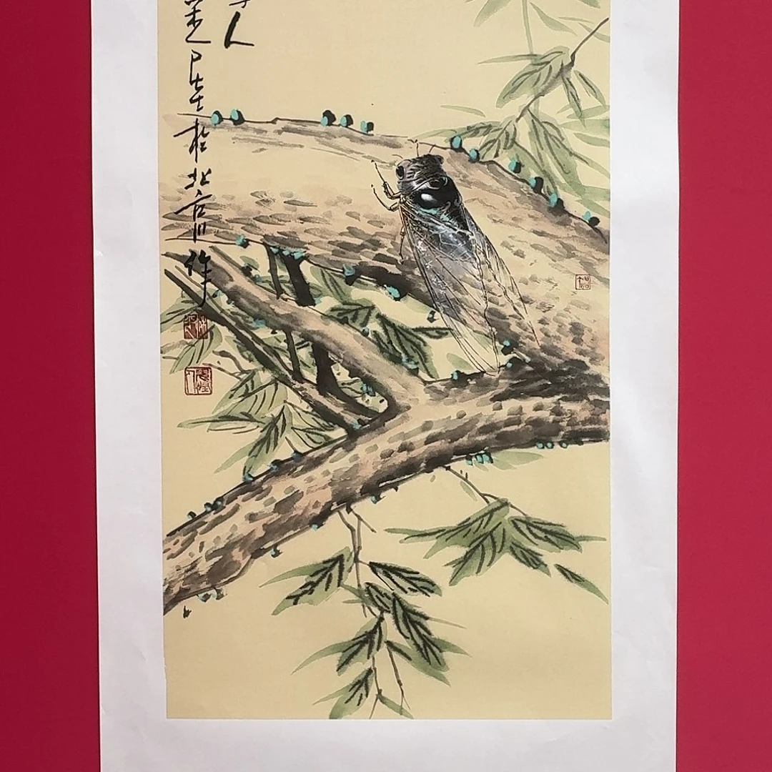 江***客国画柳平三尺精品精品